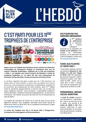 Couverture - BIM 39-2020