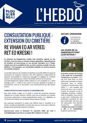 Couverture - BIM 41-2020