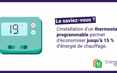 Pourquoi passer au thermostat programmable ?