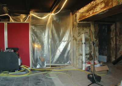 Désamiantage du bâtiment débuté en décembre 2024