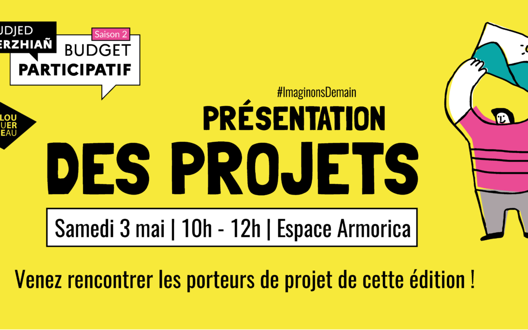 Venez rencontrer les projets proposés au Budget Participatif saison 2