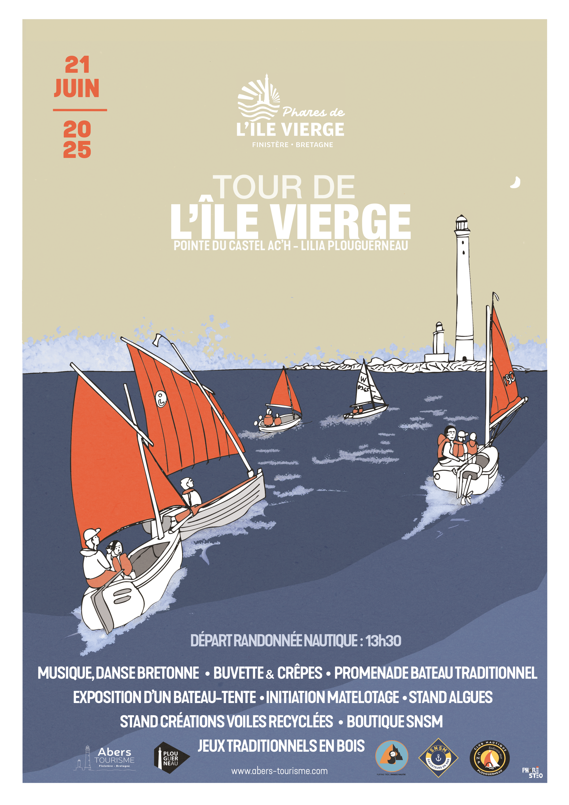 Tour de l'ile Vierge Format A3-1