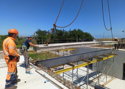 Installation prédalle du R+1 début juillet 2025