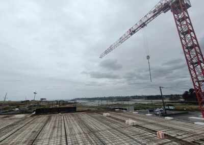Pose escalier extérieur et finition prédalle du R+1 mi-juillet 2025