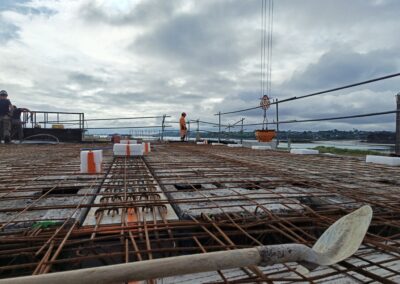 Coulage du plancher du R+1 18 juillet 2025