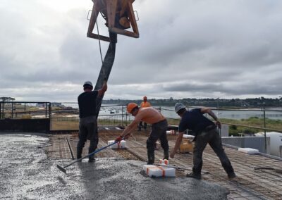 Coulage du plancher du R+1 18 juillet 2025