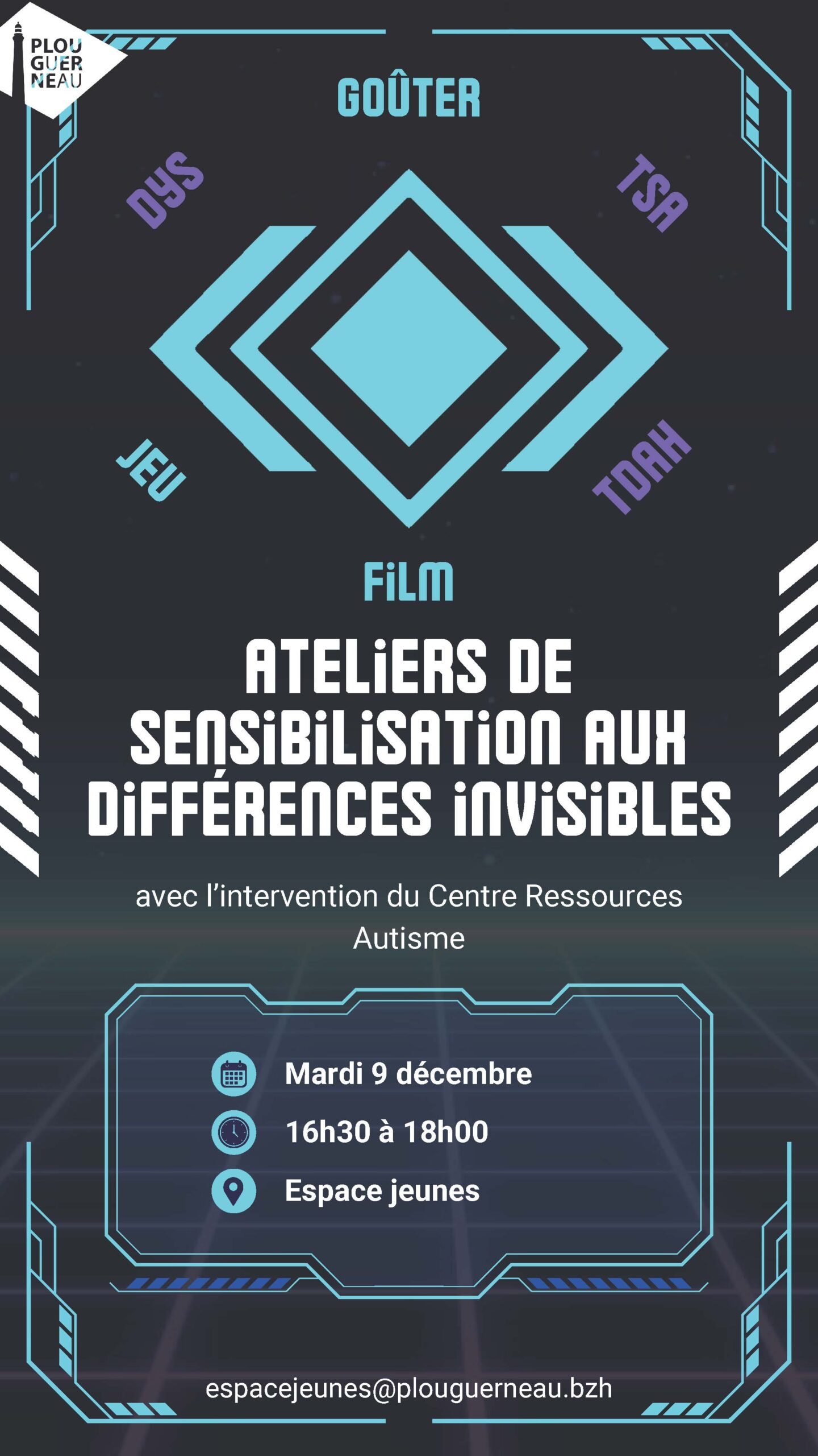 Affiche ateliers de sensibilisation aus différences invisibles (1)