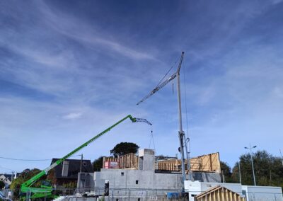 Montage charpente bois/ métal – début octobre 2025