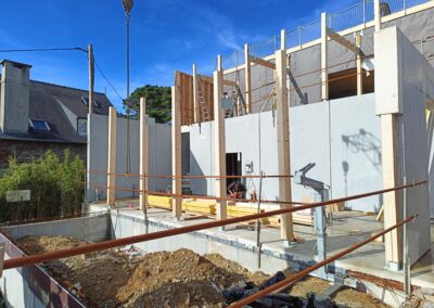 Charpente / parepluie / chevrons et voliges – fin octobre 2025