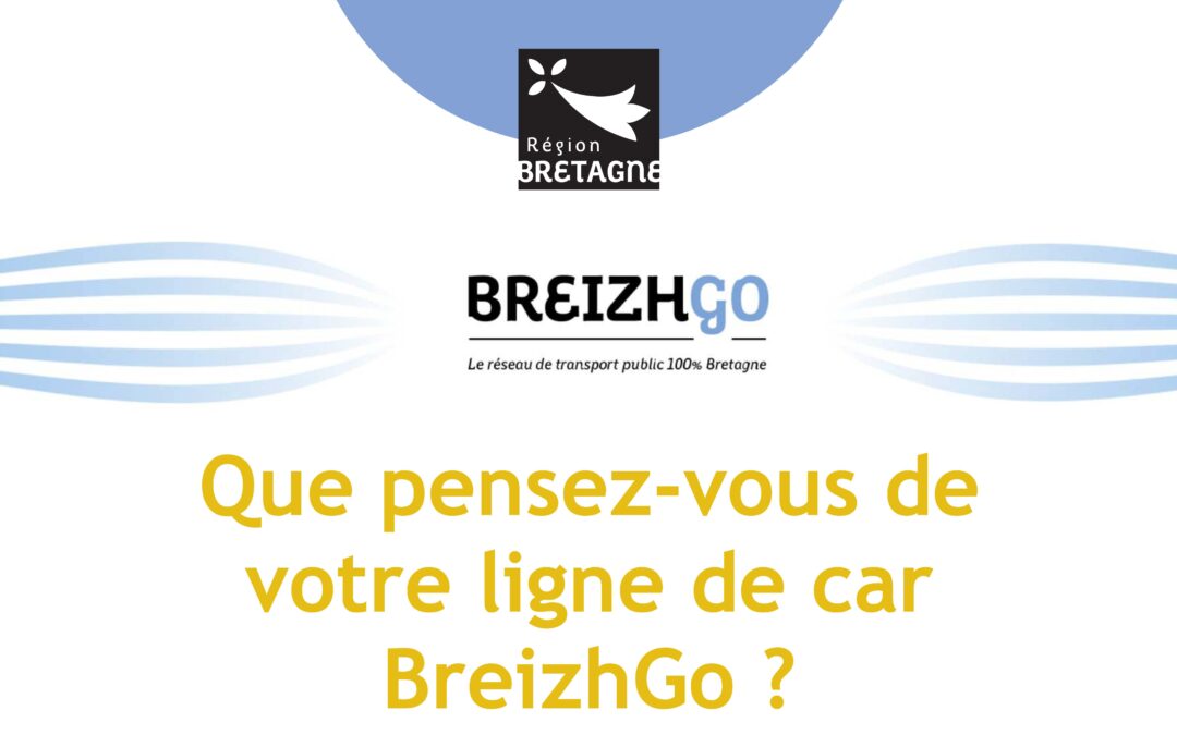 Donnez votre avis sur les lignes de car BreizhGo du Finistère !