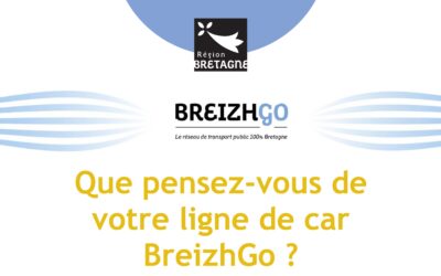 Donnez votre avis sur les lignes de car BreizhGo du Finistère !