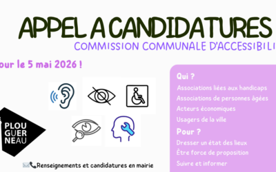 Appel à candidatures – Commission Communale d&rsquo;accessibilité (CCA)