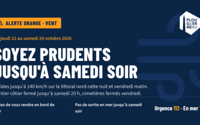 Alerte météo orange vent – Soyez prudents jusqu’à samedi soir